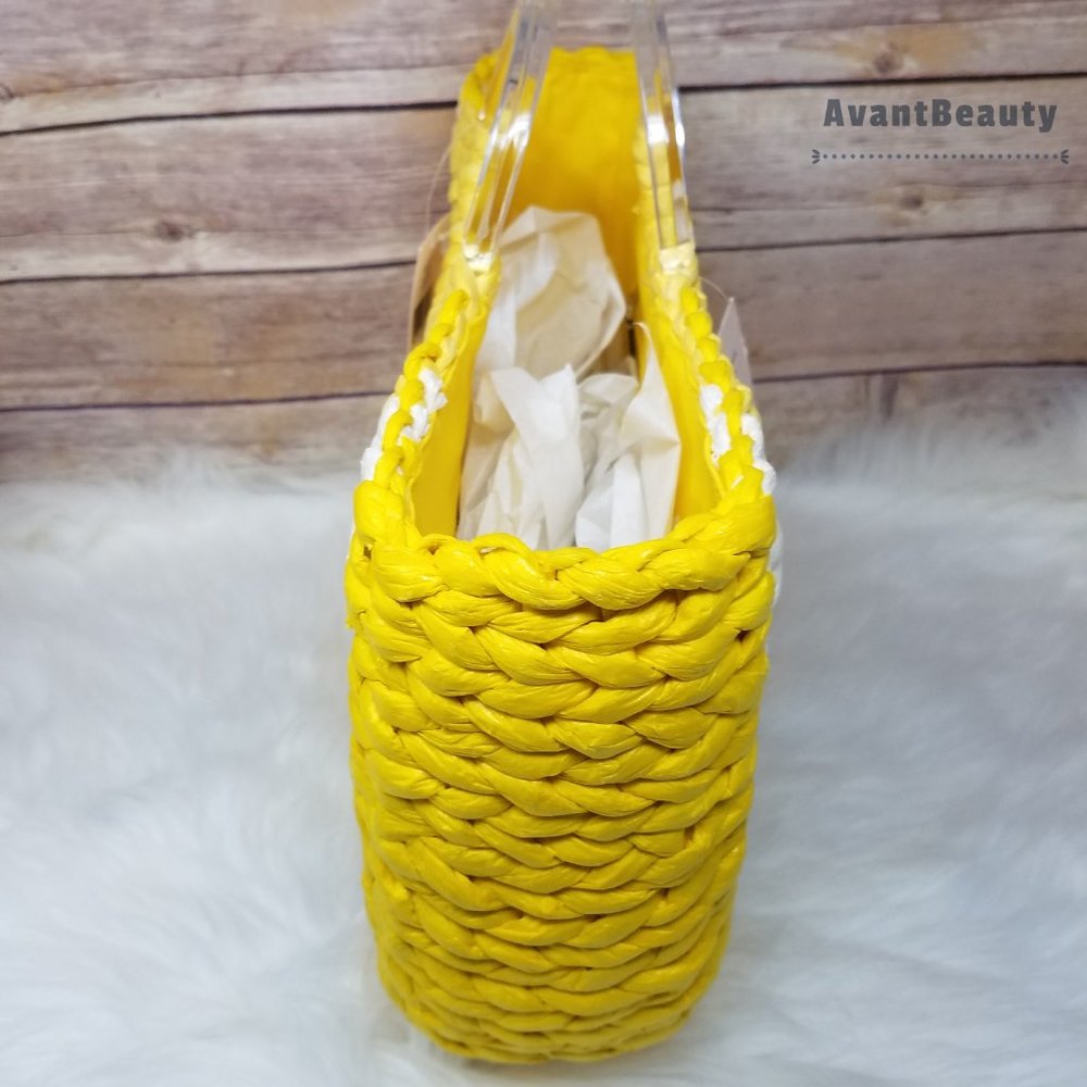 Kate Spade Picnic Perfect Lemon Medium Tote Yellow - Picture 5 of 13